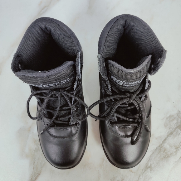 Response Gear Women's Black Leather 6" Delivery II Tactical Work Boots, 8 - Picture 7 of 10